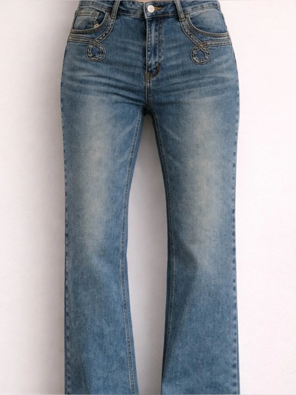 BLUE ARTEMIS High Rise Straight leg jeans 12P